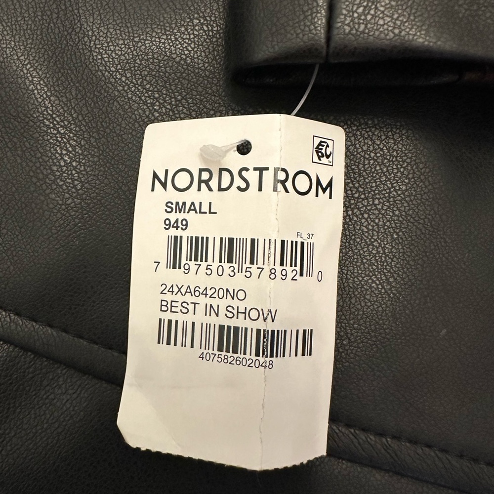 BLANKNYC Faux Leather Moto Jacket Best In Show Black Women Small NWT $128 MSRP - Picture 14 of 14